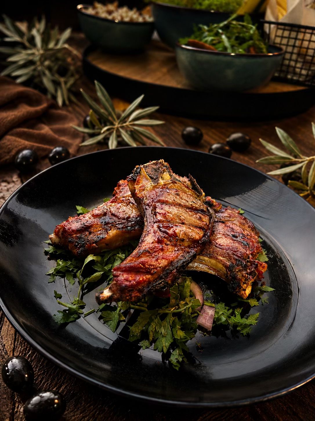 Grillades levantines au restaurant Beit Al Hara Bruxelles